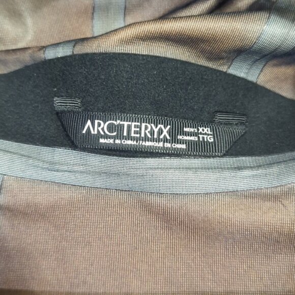 Arc'teryx Coat Men's XXL Black Sawyer Coat Lightweight Nylon With EPTFE Membrane - Picture 3 of 13